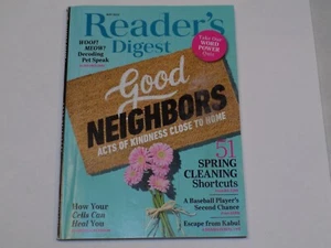 Reader's Digest Magazine May 2022 Decoding Pet Speak Good Neighbors Kabul Escape - Picture 1 of 1