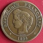 France - 5 Centimes Bronze Coin - 1896 A (GY48)