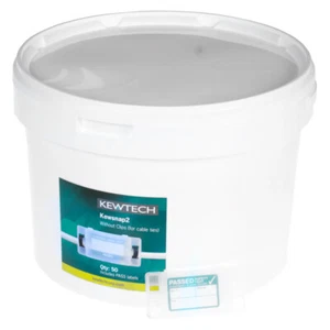 Kewtech KEWSNAP2 PAT Label Protective Tags (For Use with Cable Ties) - 50 tags - Picture 1 of 2