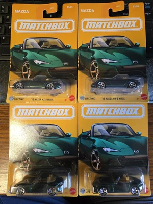 🔥Matchbox 2025 SPORTS CAR SERIES '15 Mazda MX-5 Miata 3/5 Lot Of 4 - Image 1 of 3