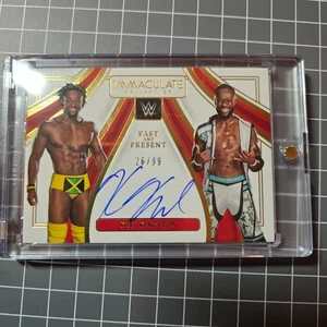 2023 Immaculate Collection WWE Kofi Kingston #PP-KFK Past And Present Auto /99 - Picture 1 of 2