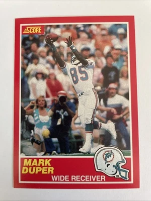 Mark Duper, 1989 Score, #217, Miami Dolphins - Image 1 of 2