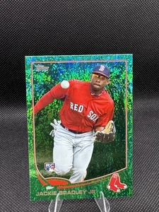 2013 Topps - Jackie Bradley Jr. #382 Emerald Foil (RC) - Picture 1 of 2