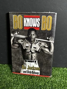 BO JACKSON Facsimile AUTOGRAPHED "BO KNOWS BO"1990 LEGENDARY Hardcover Rare Book - Picture 1 of 11