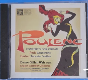 Poulenc: Concerto for Organ (CD, MHS) NEW Dame Gillian Weir English Chamber - Imagen 1 de 3