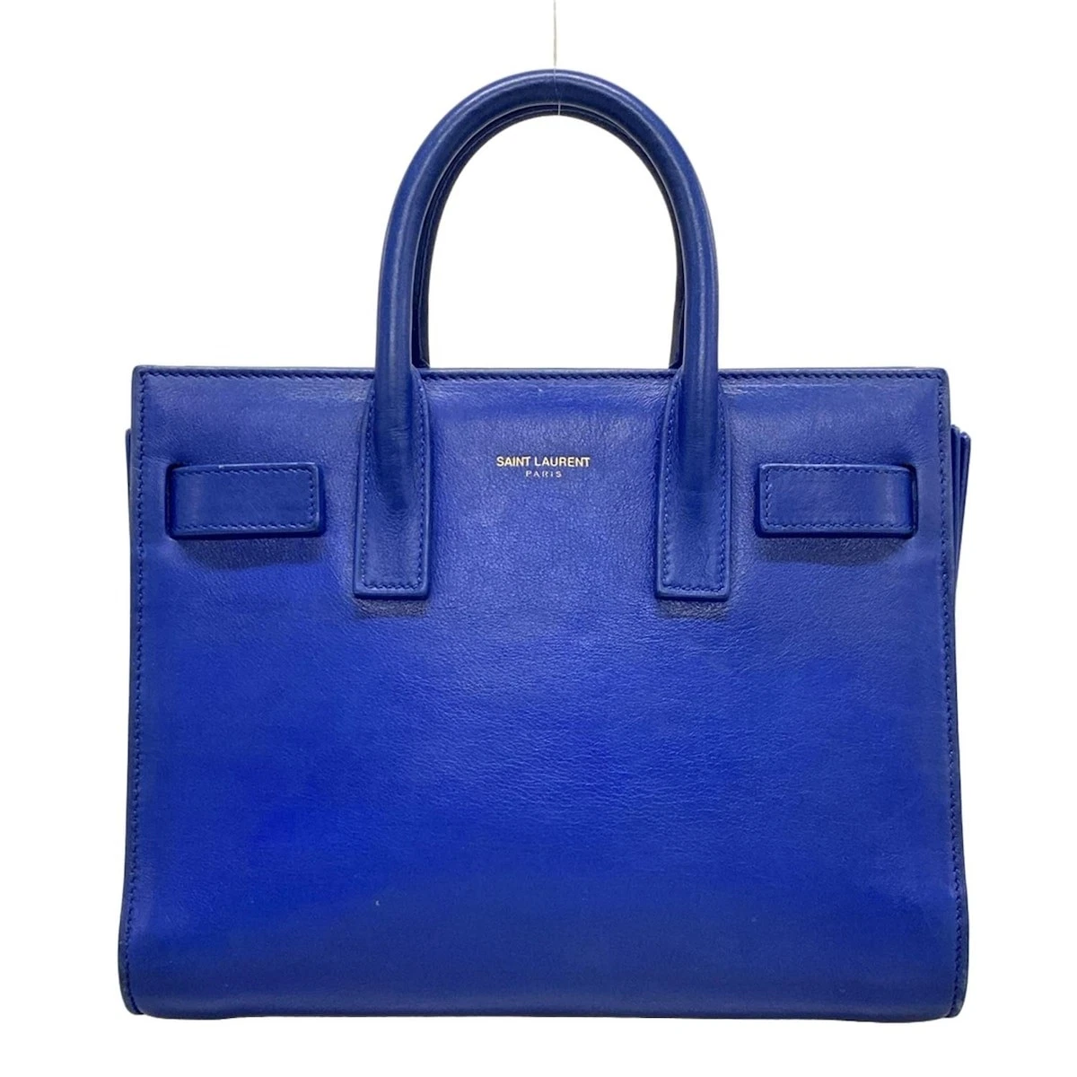 YSL ネイビーレザー ハンドバッグ 楽天市場】ブルー（ブランドイヴ・サンローラン）（レディースバッグ