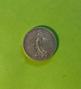 1 FRANC 1901 SOWER MARIANNE FRANCE SILVER COIN. - Picture 1 of 3