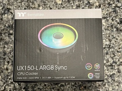 Thermaltake UX150 ARGB Sync CPU Cooler MSI - 1 paquete Foto 1 de 3