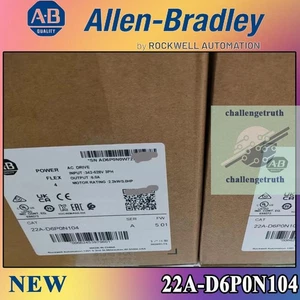 New Allen-Bradley 22A-D6P0N104 PowerFlex 4 2.2kW 3Hp AC Drive Same-Day Ship - Picture 1 of 2