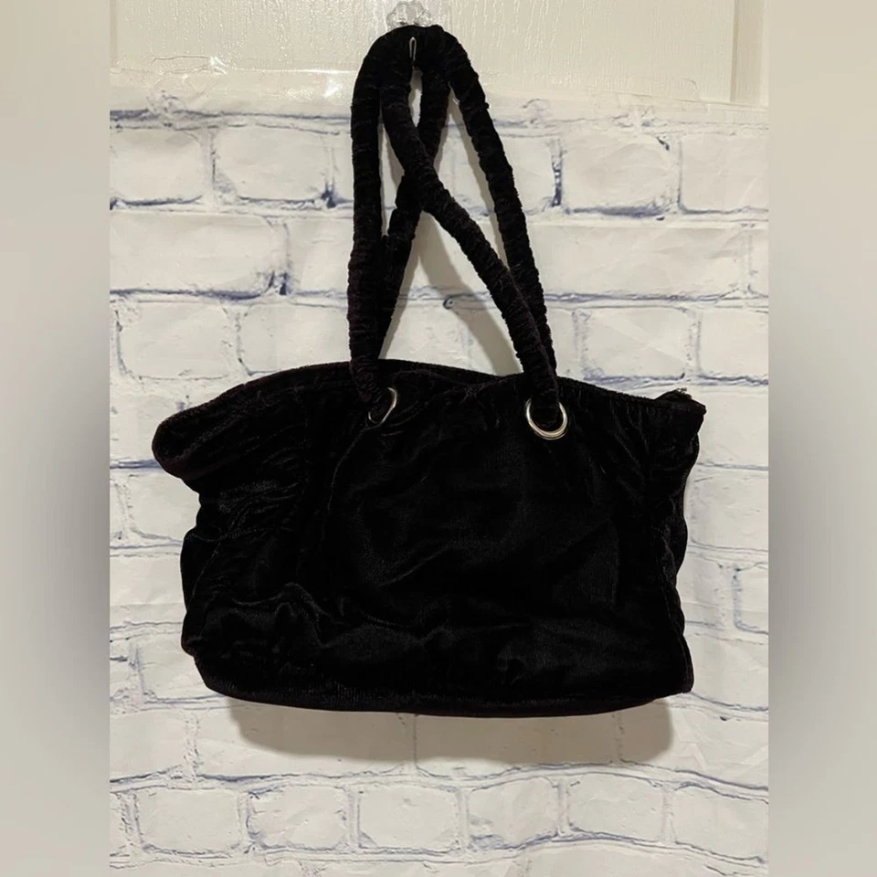 Steve Madden Marrón Terciopelo Pequeño Hobo Monedero Foto 1 de 4