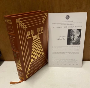 Franklin Library Signed 1st Rabbit at Rest by John Updike 1990 Leatherbound - Picture 1 of 15
