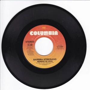 BARBRA STEISAND Woman In Love VG+(+) 45 RPM  - Picture 1 of 2