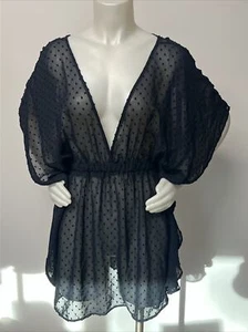 Copricostume da bagno Time and Tru nero copricostume donna taglia M 8/10 - Foto 1 di 16