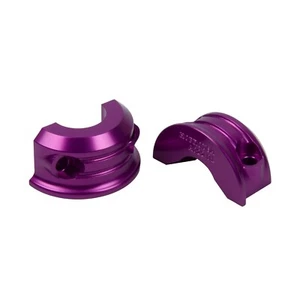 Hoprousa Brake Clutch Perch Half Clamp for Harley Touring Softail (Purple) - Picture 1 of 3