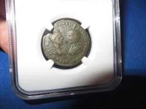 Antike römische Münze Moesia Egalabalus NGC Wahl F Premium Halter Assaria 9,03g - Bild 1 von 5