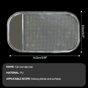 Car Anti-Slip Sticky Mat Dashboard Non-Slip Dash Pad Coins GPS Phone Holder Keys - Picture 1 of 7