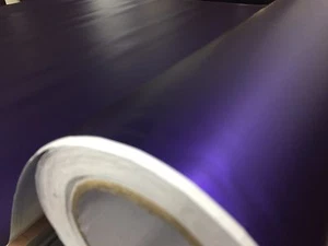 Matte Flat Anodized Purple 1FT x 5FT Vinyl Car Auto Wrap Decal Sticker Film Roll - Picture 1 of 2