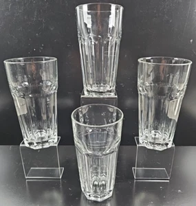 (4) Libbey Gibraltar Klar Eistee Gläser Set 22 Unzen Groß Trinkbecher Posten - Bild 1 von 24