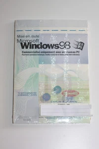 MICROSOFT WINDOWS 98 FULL VERSION OPERATING SYSTEM MS WIN FRENCH SEALED= - Picture 1 of 4