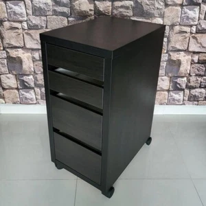 IKEA MICKE Drawer Unit Drop File Storage, Black Brown 13 3/4x29 1/2", 402.447.51 - Picture 1 of 2