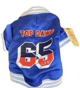 Bond & Co. Top Dawg Dog Jacket Blue Sz S NWOT For Dogs 13-15 IN (33-38 Cm ) - Picture 1 of 7