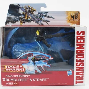 Hasbro Transformers Dino Sparkers Bumblebee & Strafe Action Figures - Picture 1 of 12