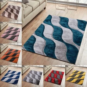 Fluffy Large Hallway Area Rug Non Slip Livingroom Kitchen Runner Soft Floor Mat - Picture 1 of 42