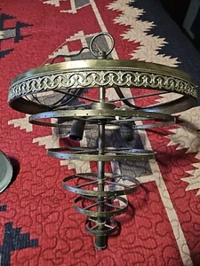 Pottery Barn Clarissa Crystal Round Chandelier 16.5" Flush Mount Fixture ONLY - Picture 1 of 7