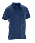 Men's Spun Dye Polo Shirt Dark Blue Size S JOBMAN