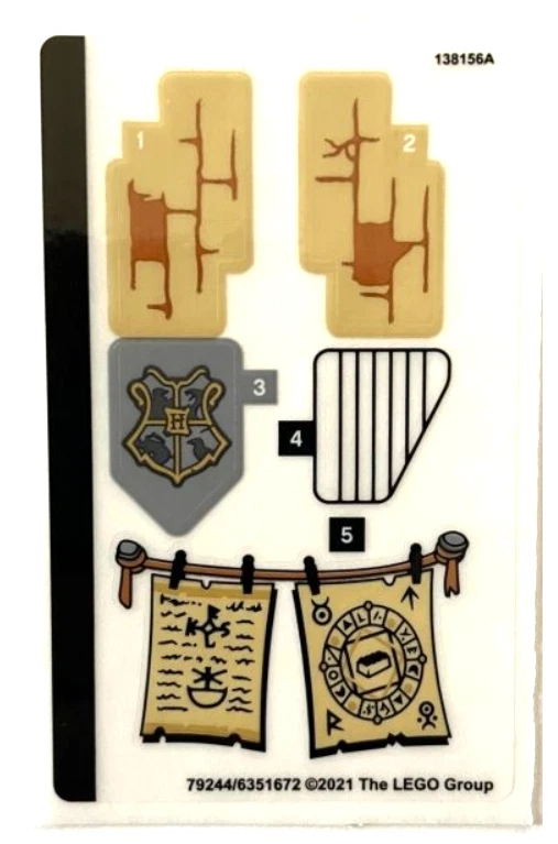 乐高哈利波特霍格沃茨蓬松遭遇贴纸套装 # 76387 全新 — 第 1/1 张图片