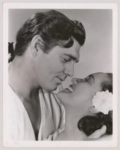 CLARK GABLE + MAMO CLARK FOTO VINTAGE ORIGINALE DBLWT 1935 FILM HOLLYWOOD - Foto 1 di 2
