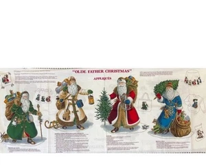Vecchio pannello applique Babbo Natale di Joan Messmore per Vip Cranston - Foto 1 di 2