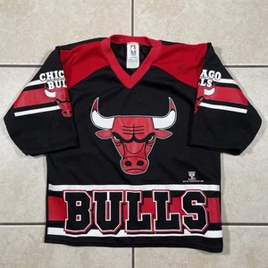 Chicago Bulls Sportonics Jersey Youth Size 14-16 Vintage Jersey Shirt USA NBA - Picture 1 of 11