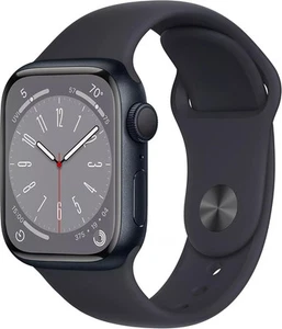 Apple Watch Series 8 A2775 Grafit 45mm 4G Aluminium Klasa C Testowany Gwarancja w Wielkiej Brytanii - Zdjęcie 1 z 9