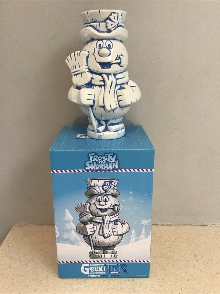Geeki Tikis Holiday Frosty The Snowman Ceramic Mug | Holds 24 Ounces