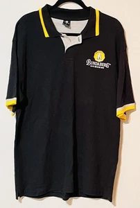 Bundaberg Rum Men’s Casual Black Logo Collectible Polo Shirt Size Large - Bild 1 von 5