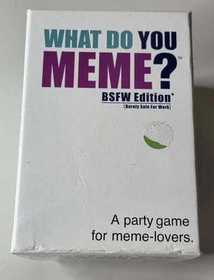 What Do You Meme? Card Game Barely Safe for Work Edition BSFW  - Image 1 of 4