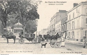 EPERNAY. ILLUSTRIERT. JARTENPROMENADE. RUE EUGENE MERCIER. 104271 - Bild 1 von 1