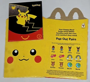 Pokemon Pikachu Mcdonalds Happy Meal Box Karten Pack #2 2021 - Bild 1 von 4