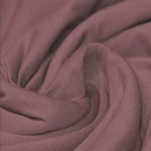 Jersey Baumwolle altmauve ökotex Reststück 46-47 cm - Bild 1 von 1