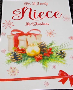 A una hermosa sobrina, tarjeta de Navidad. - Imagen 1 de 3