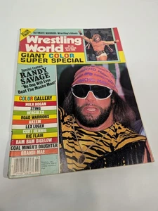Wrestling World Magazine April 1989 Randy Savage Hulk Hogan Sting Hercules WWF - Picture 1 of 7