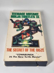TMNT Teenage Mutant Ninja Turtles II 2 Secret of the Ooze 1991 VHS - Picture 1 of 4