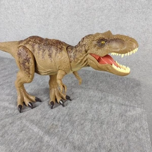 JURASSIC WORLD TYRANNOSAURUS REX 22' Figure Head Moves and Roars Works VIDEO - Picture 1 of 9