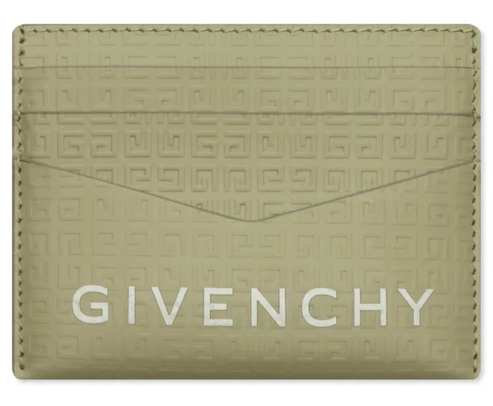 Nueva Cartera Givenchy Para Hombre 4G-Repujado Logo Portatarjetas Cuero Foto 1 de 1