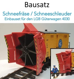 Schneefräse Bausatz, Spur G, Gartenbahn, ohne Wagen #15715 - Bild 1 von 8