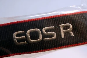 Canon EOS R Digital Camera Neck Shoulder Strap Black-Red - Genuine OEM - Picture 1 of 5