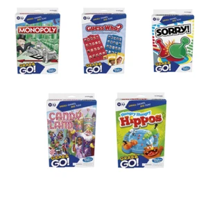 Grab & Go Game Compact Version Storage Game 2 Player Travel Game 4+year Assorted - Picture 1 of 8