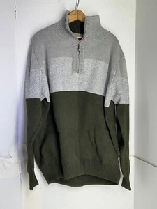 Vintage 90s Pronti collection by Phita mens 3XL sweater 1/4 zip ribbed - Picture 1 of 10