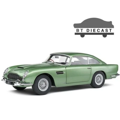 SOLIDO 1964 ASTON MARTIN DB5 1/18 DIECAST MODEL CAR PORCELAIN GREEN S1807102 - Image 1 of 4